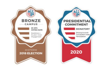 Image showing bronze award in 2018 and Presidential Signature Award in 2020
