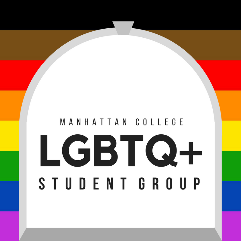 Manhattan College LGBTQ+ Student Group Logo.