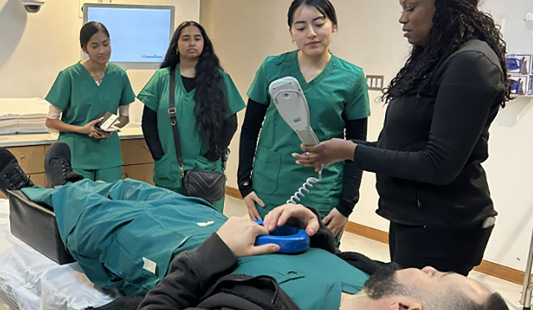 Image of Health Sciences students