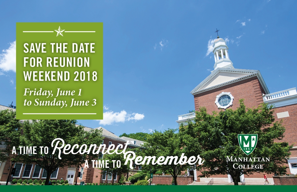Reunion Weekend Save the Date: June 1-3, 2018