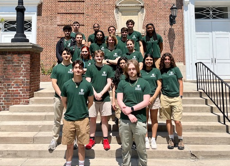 conference assistants in group photo