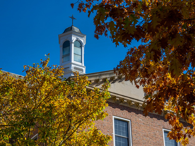 cupola on a sunny day in fall