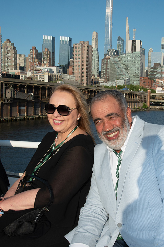 Image of Manhattan alumni on the cruise during Reunion 2024