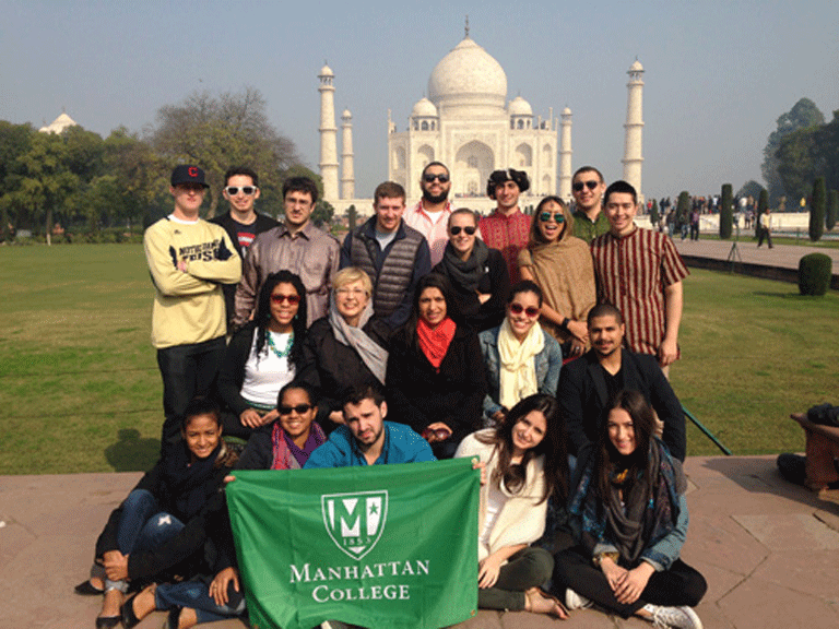 Manhattan College Students in India