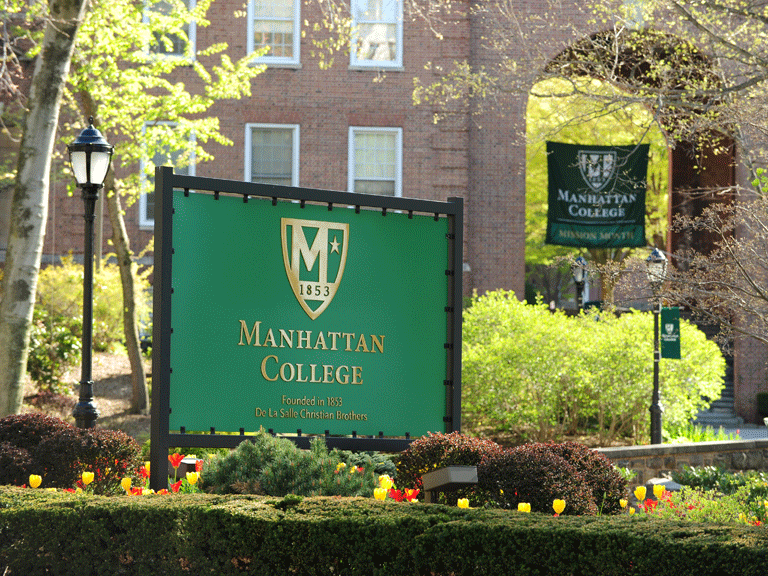 Manhattan College campus entrance