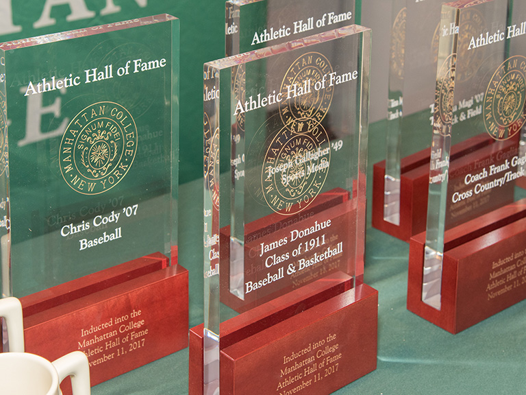 Hall of Fame plaques