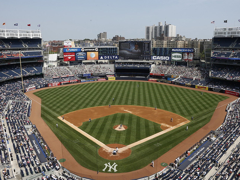 Yankee Stadium from above