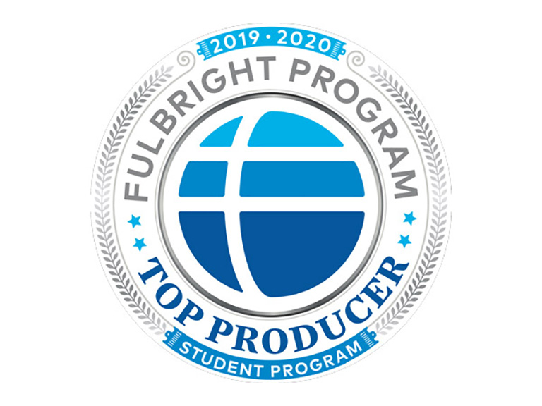 Fulbright top producing institution mark