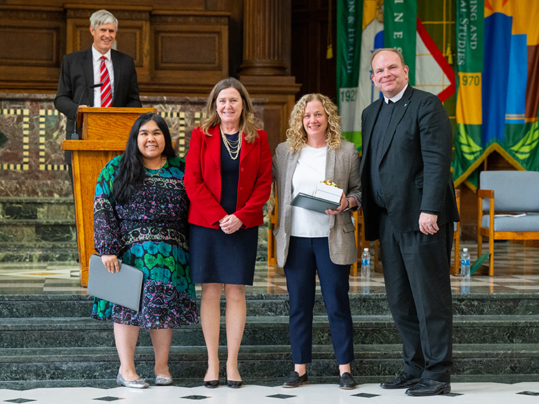 Kelly Marin Wins Distinguished Lasallian Award