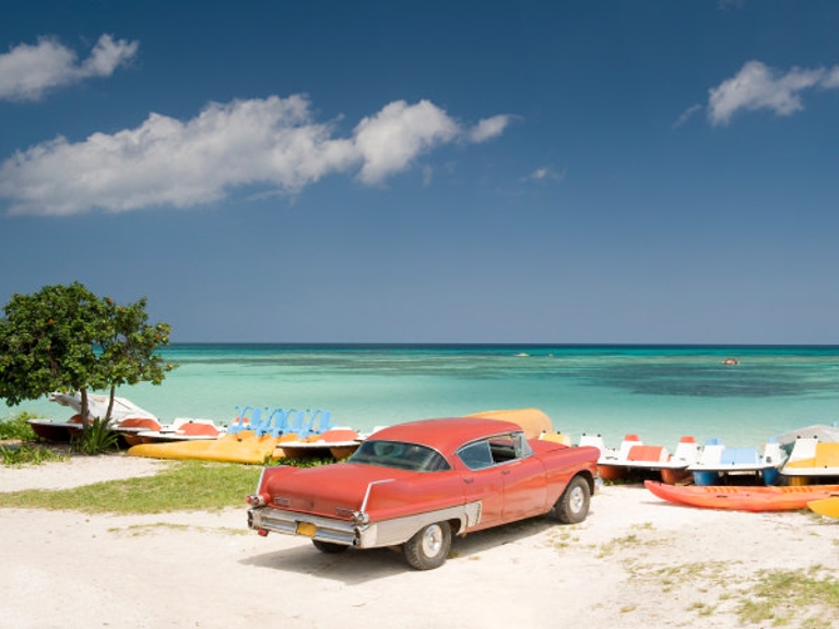 Beach in Havana, Cuba